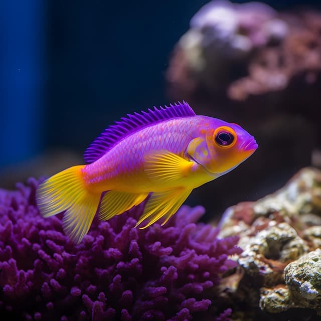 Tierfütterung: Fische am unteren Teich