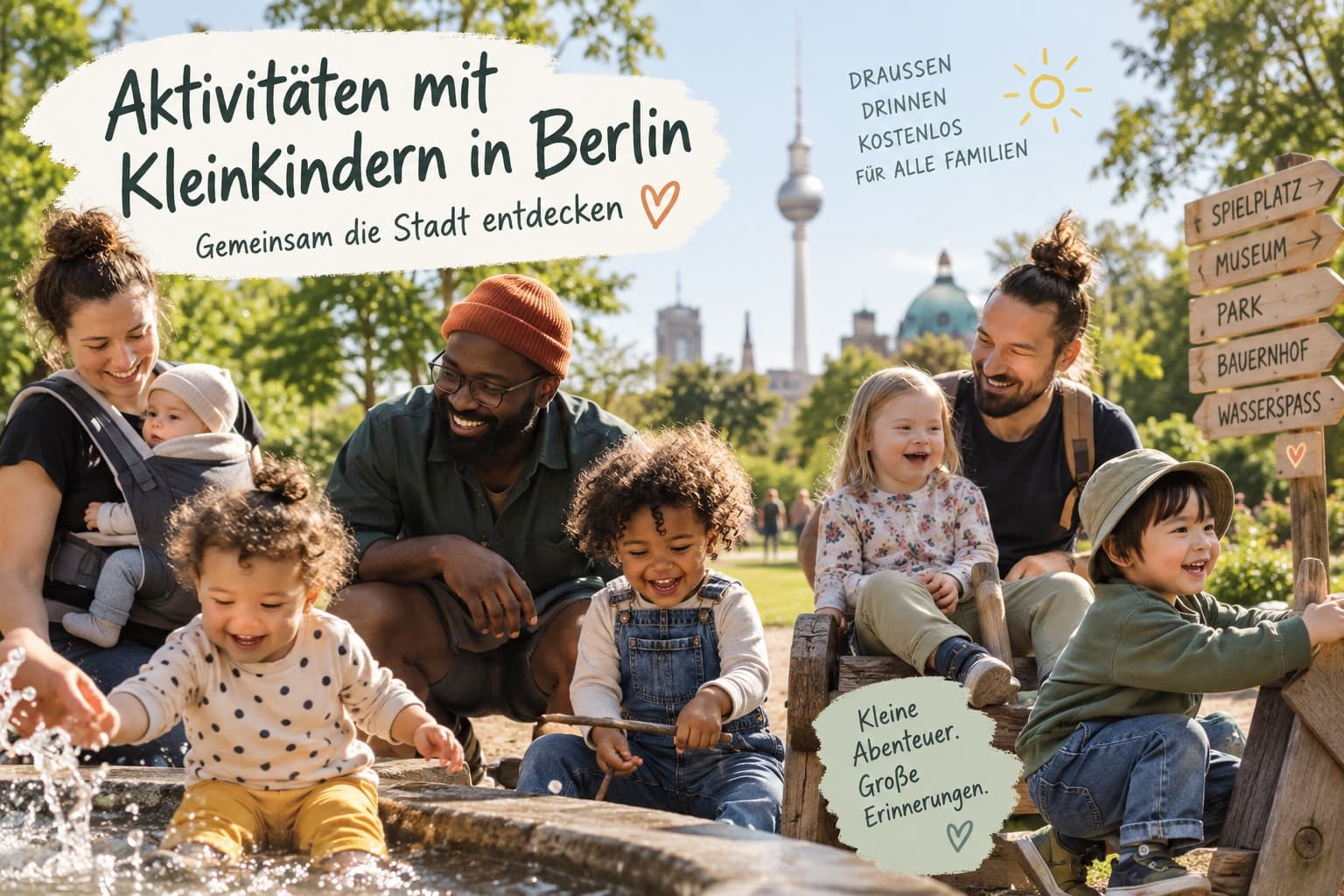 Aktivitäten mit Kleinkindern in Berlin: Ideen für 0–3-Jährige