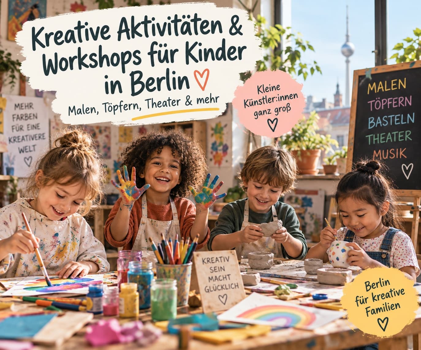 Kreative Workshops für Kinder in Berlin: 12 schöne Ideen