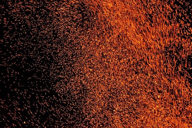 Funke, Flamme, Feuer